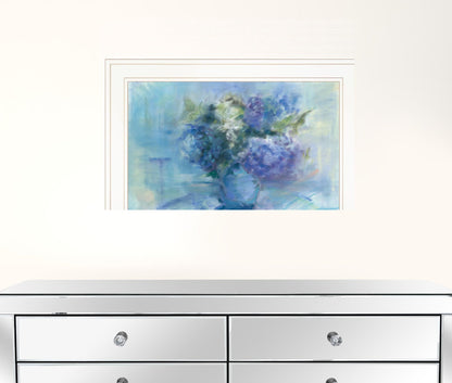 Bouquet 2 White Framed Print Wall Art