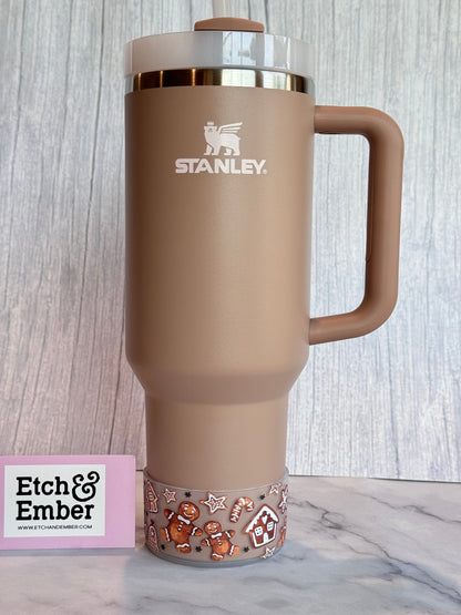 GINGERBREAD Tumbler Boot -fits 20-40oz New!