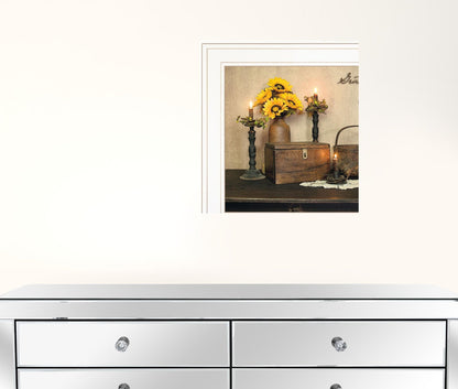 Set Of Two Twice Blessed 1 White Framed Print Wall Art