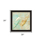 Set Of Four Ocean 1 Black Framed Print Wall Art