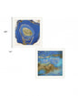 Set Of Two Perisse Cobalt 2 White Framed Print Wall Art
