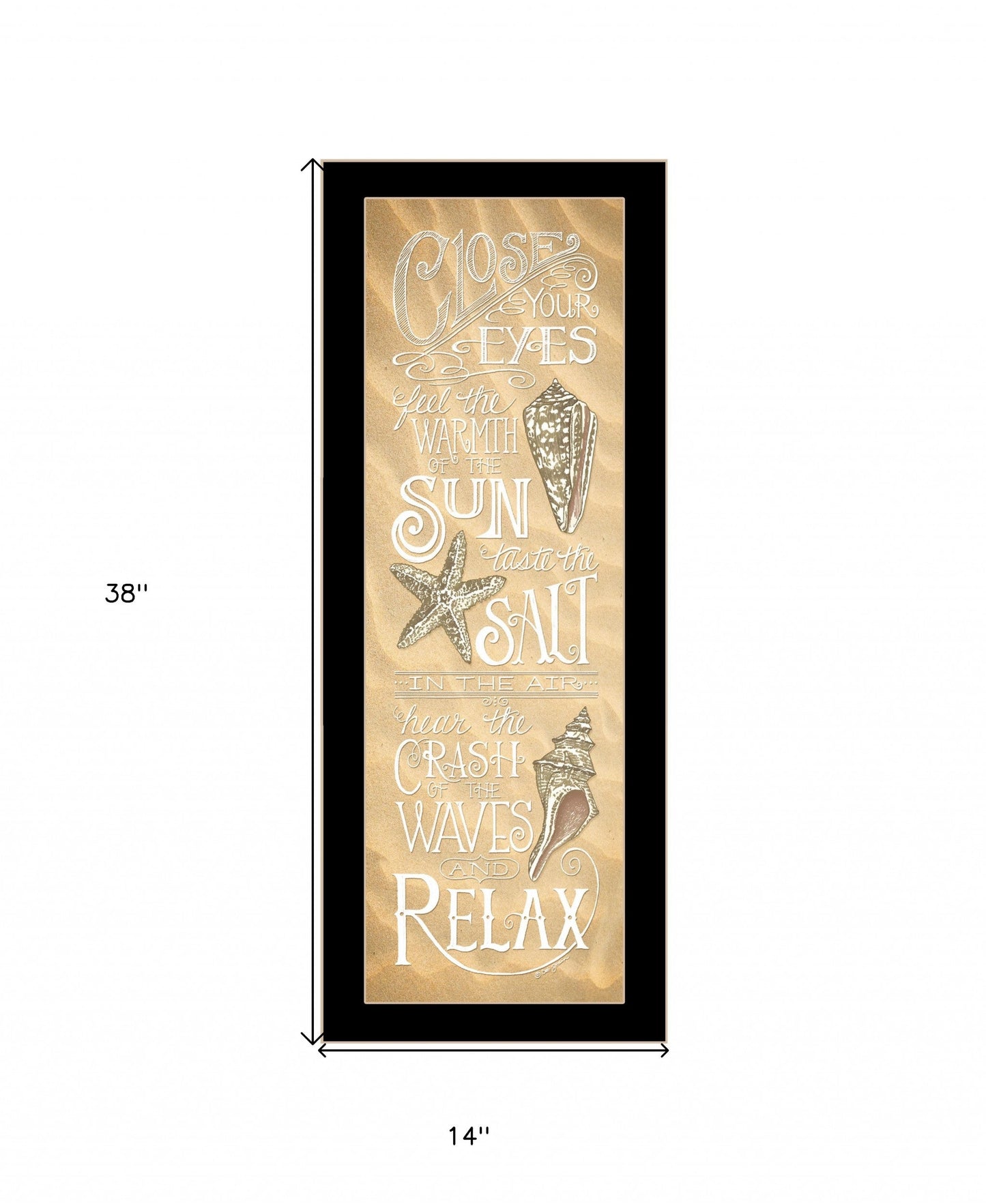 Close Your Eyes 1 Black Framed Print Wall Art