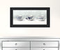 Cups and Saucers 2 Black Framed Print Wall Art