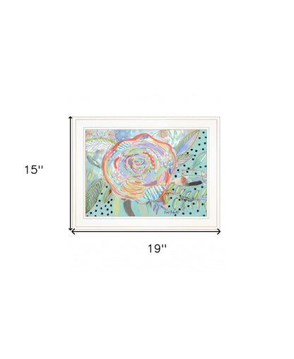 Bloom for Yourself 1 White Framed Print Wall Art