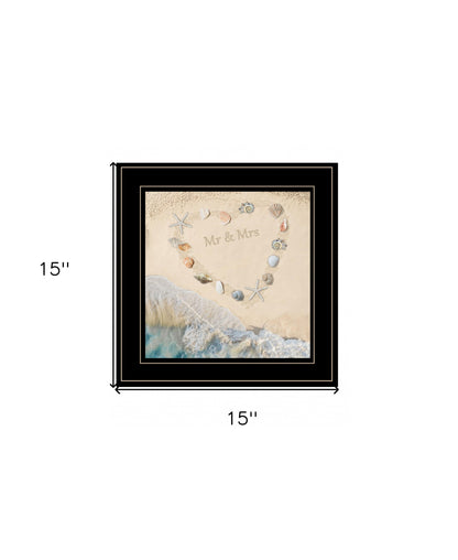 Marriage is a Beach 2 White Framed Print Wall Art