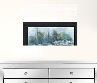 Lagoon 2 Black Framed Print Wall Art