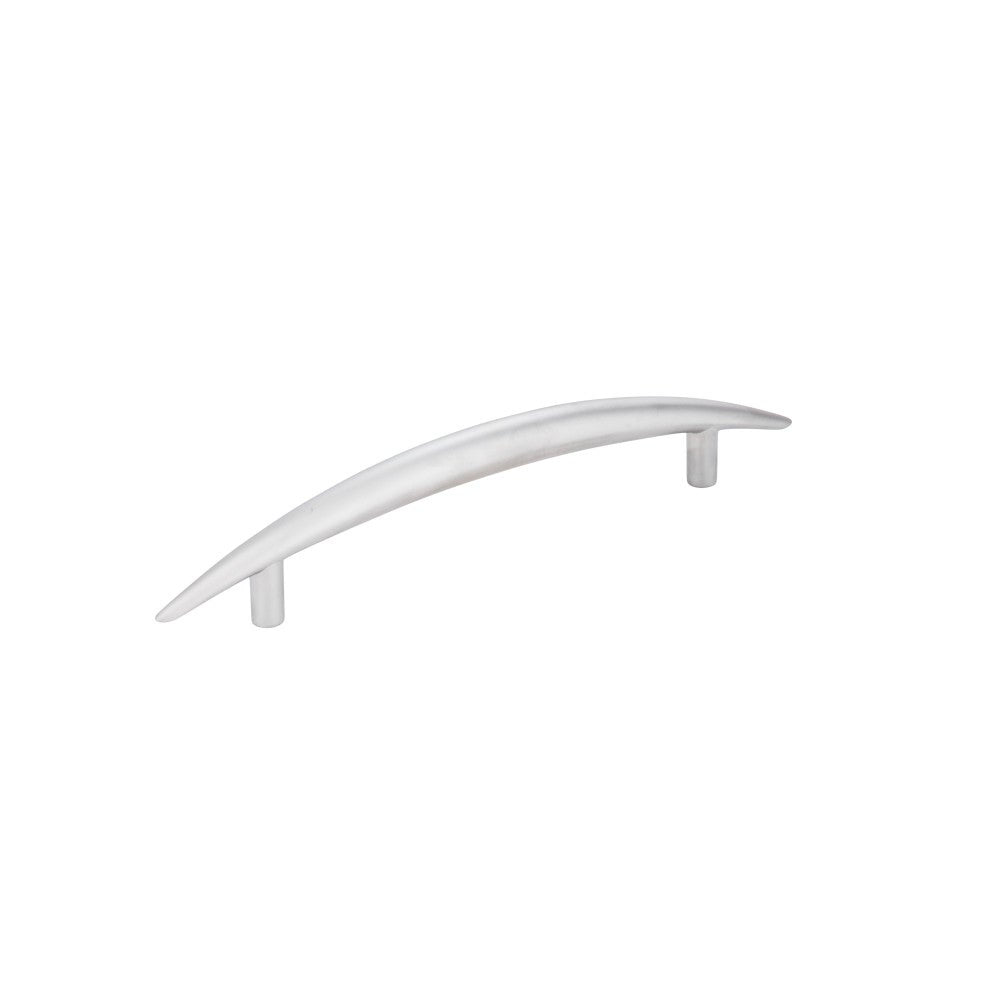 128 mm Center-to-Center Satin Nickel Arched Verona Cabinet Pull