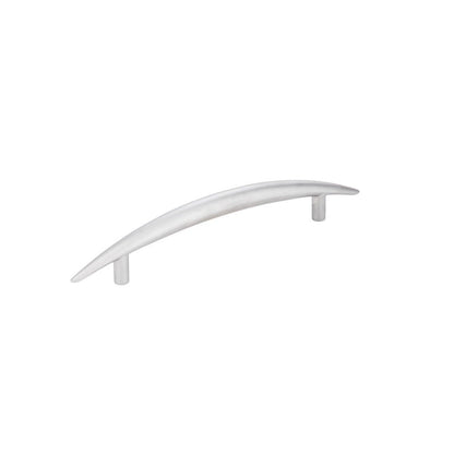 128 mm Center-to-Center Satin Nickel Arched Verona Cabinet Pull
