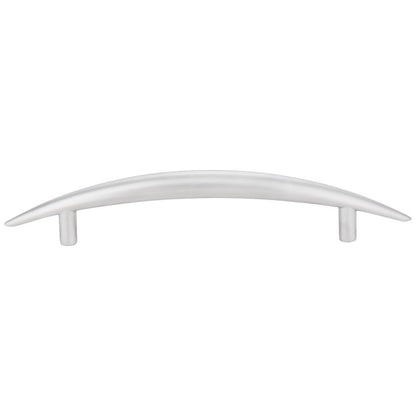 128 mm Center-to-Center Satin Nickel Arched Verona Cabinet Pull