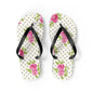 Customizable: Floral Flip Flops, Comfortable Summer Sandals, Beach Footwear, Gift for Vacation, Floral Patterns
