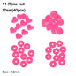 40pcs/10set 12MM Snap Buttons DIY Scrapbooking