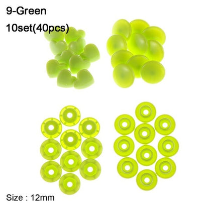40pcs/10set 12MM Snap Buttons DIY Scrapbooking