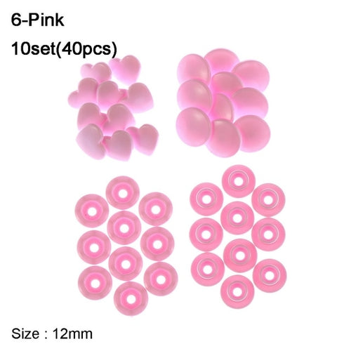 40pcs/10set 12MM Snap Buttons DIY Scrapbooking