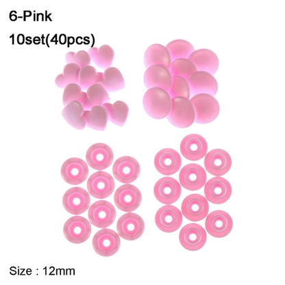 40pcs/10set 12MM Snap Buttons DIY Scrapbooking