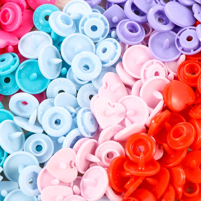 40pcs/10set 12MM Snap Buttons DIY Scrapbooking