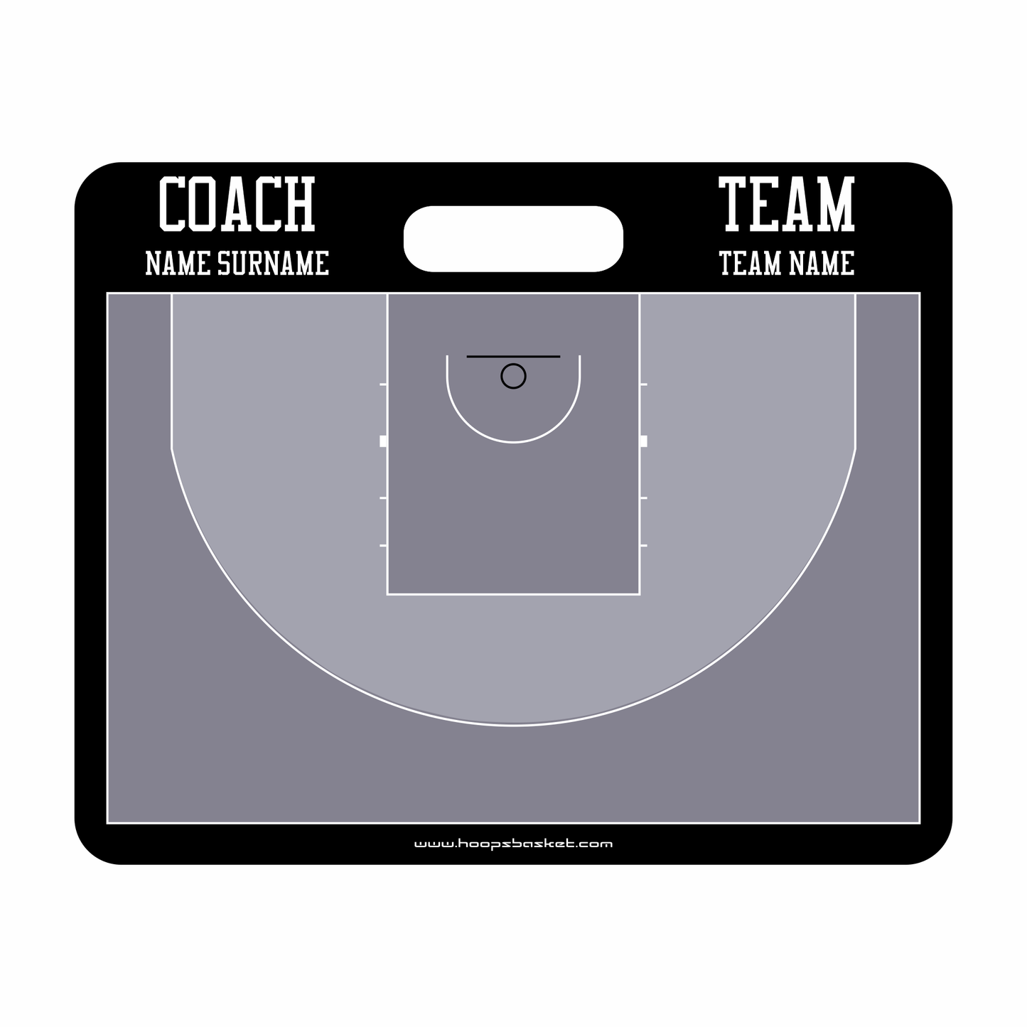 Custom 3x3 Basketball Magnetic Coaching Board 22 x 17.5 in 56x45 cm