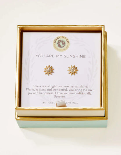 Sea La Vie Stud Earrings Sunshine/Sun