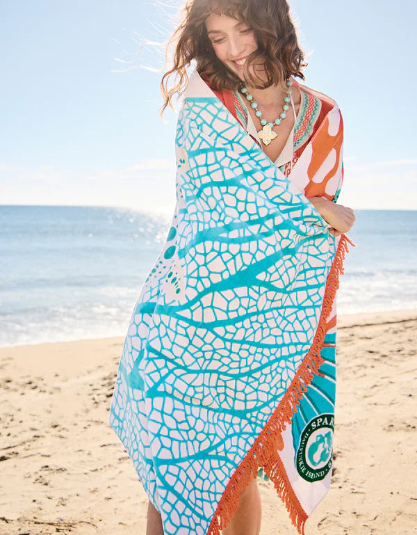 Beach Towel Ogeechee Sea Life Coral