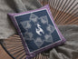 18” Navy Purple Horse Indoor Outdoor Throw Pillow