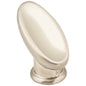 1-1/16" Overall Length Satin Nickel Oval Capri Cabinet Knob