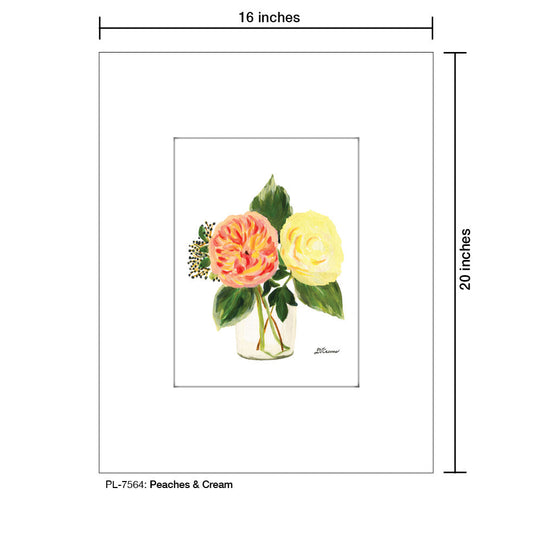 Peaches & Cream, Print (#7564D)