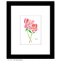 Two Peony Stems, Print (#7821A)