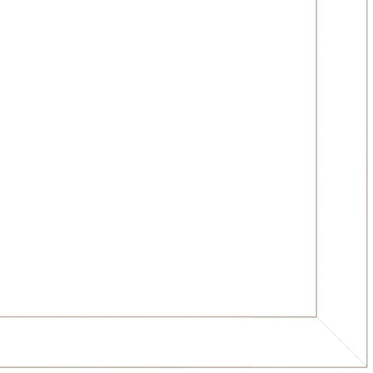 White square with a thin gray border