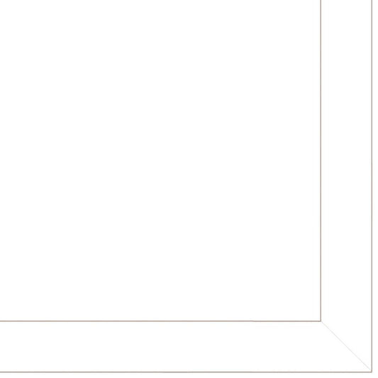 White square with a thin gray border