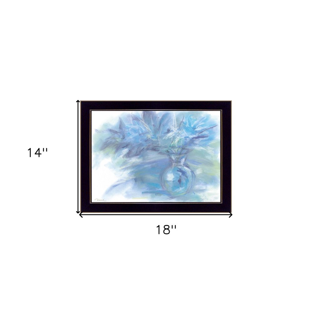 Morning Glory 1 Black Framed Print Wall Art | Home Decor | Kitchen + Metal