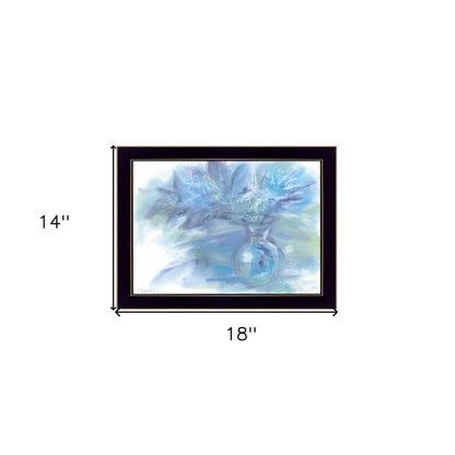 Morning Glory 1 Black Framed Print Wall Art | Home Decor | Kitchen + Metal