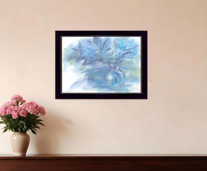 Morning Glory 1 Black Framed Print Wall Art | Home Decor | Kitchen + Metal