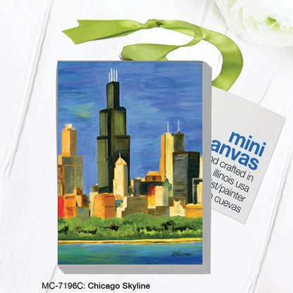 Chicago Skyline, Mini Canvas (MC-7196C)