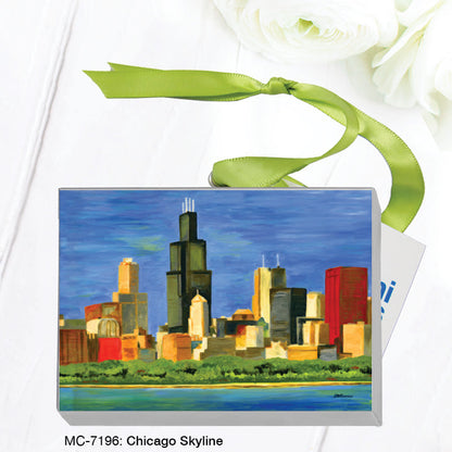 Chicago Skyline, Mini Canvas (MC-7196A)