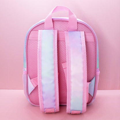 Girls Backpack with Glitter Varsity Letters - Mini Tie Dye
