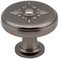 1-3/8" Diameter Satin Nickel Baroque Lafayette Cabinet Knob