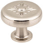 1-3/8" Diameter Satin Nickel Baroque Lafayette Cabinet Knob