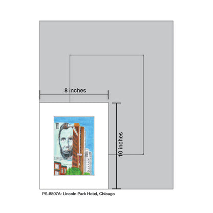 Lincoln Hotel, Chicago, Print (#8807A)