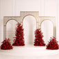 Arched Shiny Gold Tubed Wedding Backdrop Stands