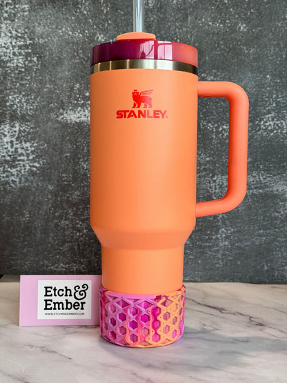 SWEET NECTARINE WAFFLE Tumbler Boot -fits 20-40oz New!
