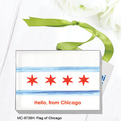 Flag of Chicago, Mini Canvas (MC-8736H)