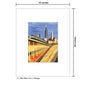 Blue Line 1, Chicago, Print (#7950A)