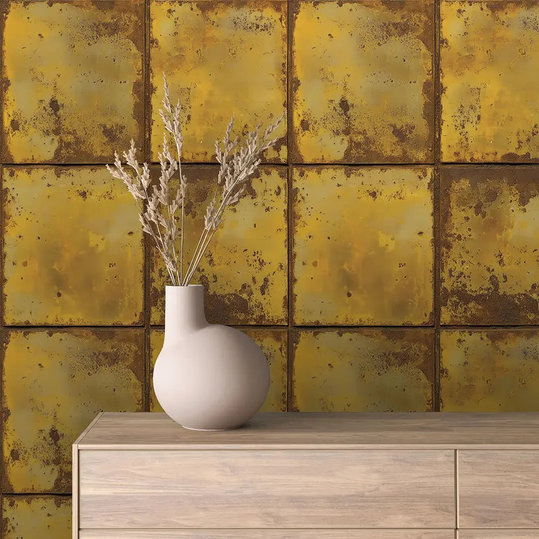 Golden Rust Industrial Panels