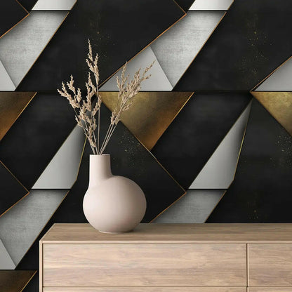 Opulent Onyx & Gold Forms