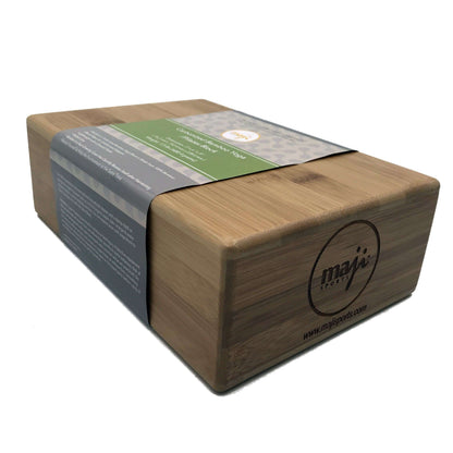 Carbonized Bamboo Yoga Block