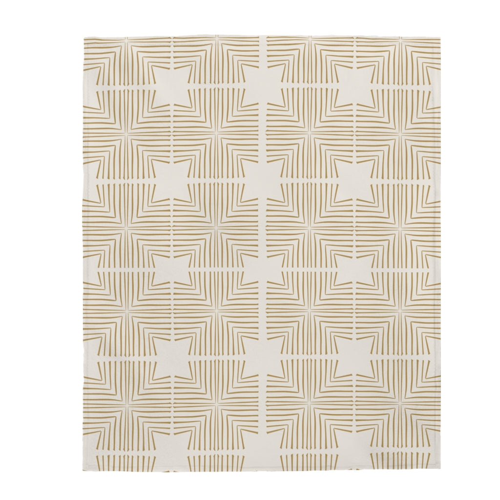 Pattern Blanket Plush Throw | Kitchen + Metal