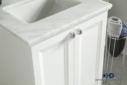 Isabel 24" White Bathroom Cabinet