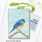 Blue Feathered, Mini Canvas (MC-8314D)