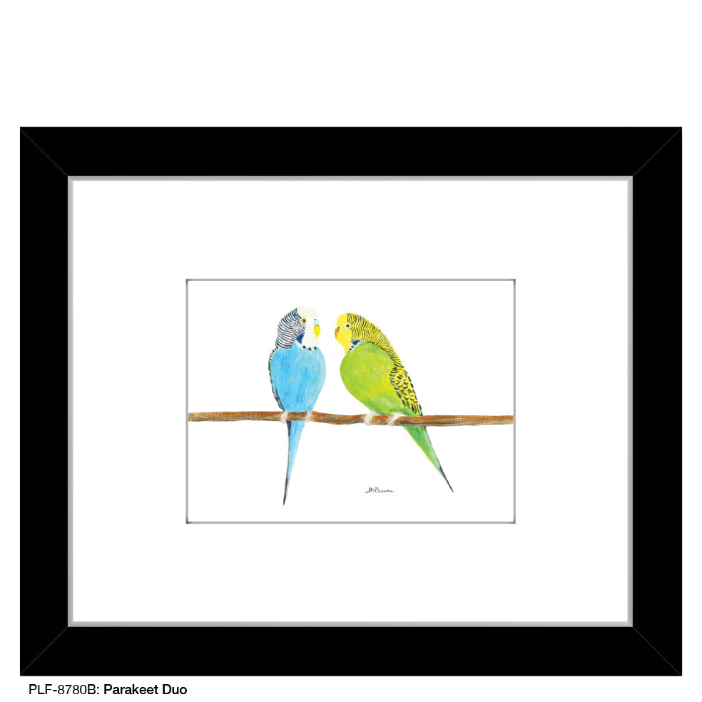 Parakeet Duo, Print (#8780B)