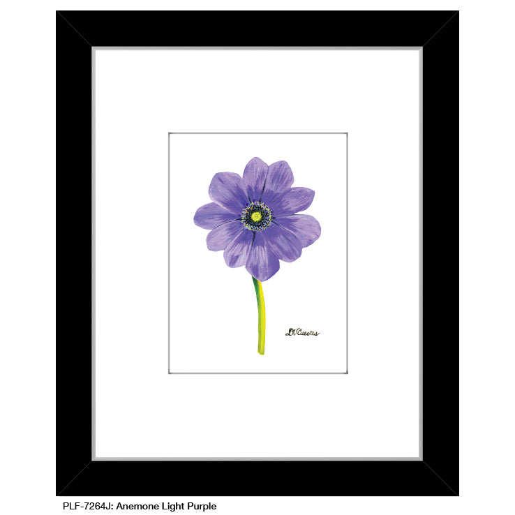 Anemone Light Purple, Print (#7264J)