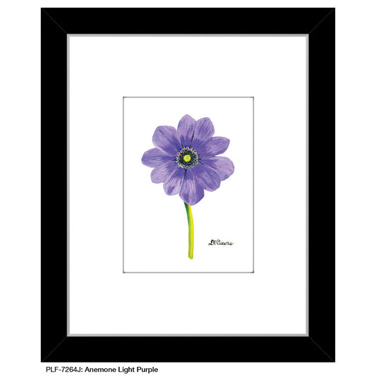 Anemone Light Purple, Print (#7264J)